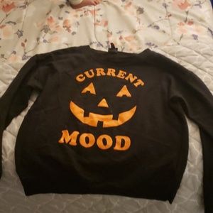 Black halloween sweater
